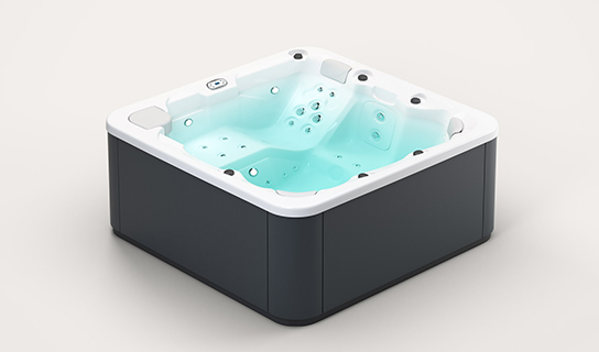 Aqquavia Aqualife Pulse spa bubbelbad – royale 6-persoons spa met hydromassage voor tuin of wellness