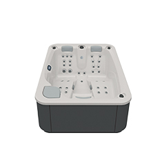 Aquavia Aqualife Touch jacuzzi Graphite Cameo voor luxe wellness in de tuin