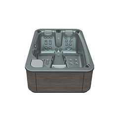 Aquavia Aqualife Touch jacuzzi Thunder Silver voor luxe wellness in de tuin