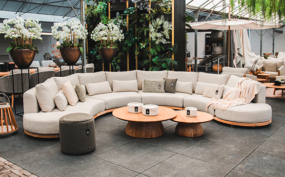 SUNS Aspen Round Modular Lounge Set for Luxury Gardens and Patios