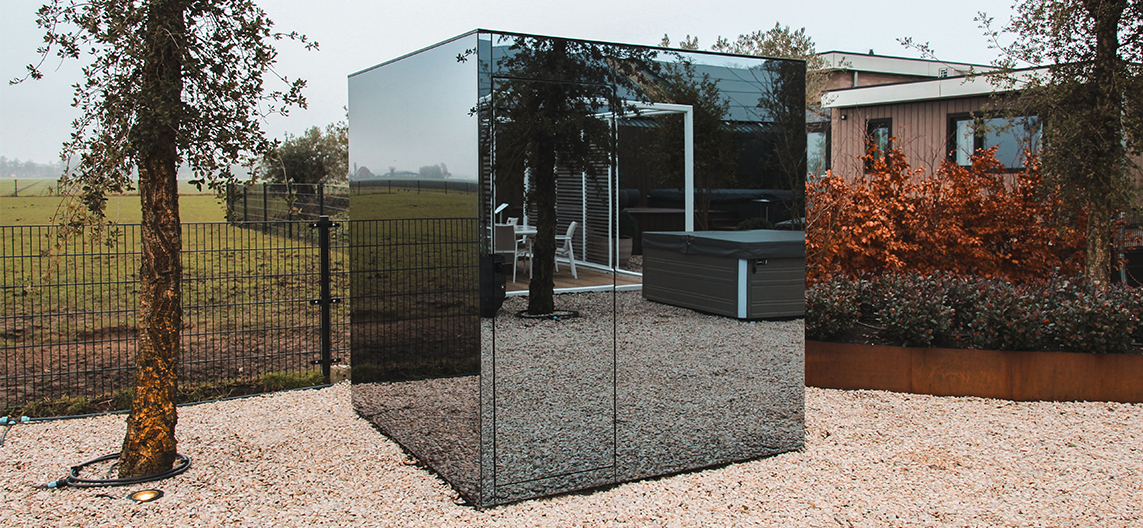 Villach outdoor sauna in the Van Beem Buitenleven show garden