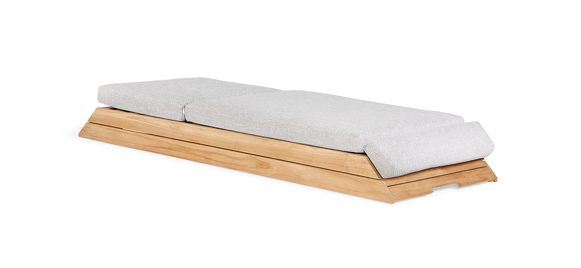 Suns Lido Lounge Teak Wood Sunbed