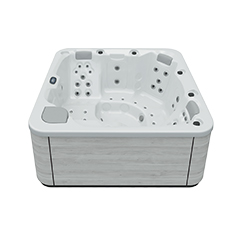 Aquavia Aqualife collectie model Feel jacuzzi in Butterfly White voor luxe wellness in de tuin