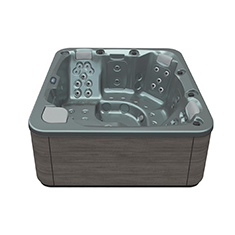 Aquavia Aqualife collectie model Feel jacuzzi in Thunder Silver voor luxe wellness in de tuin