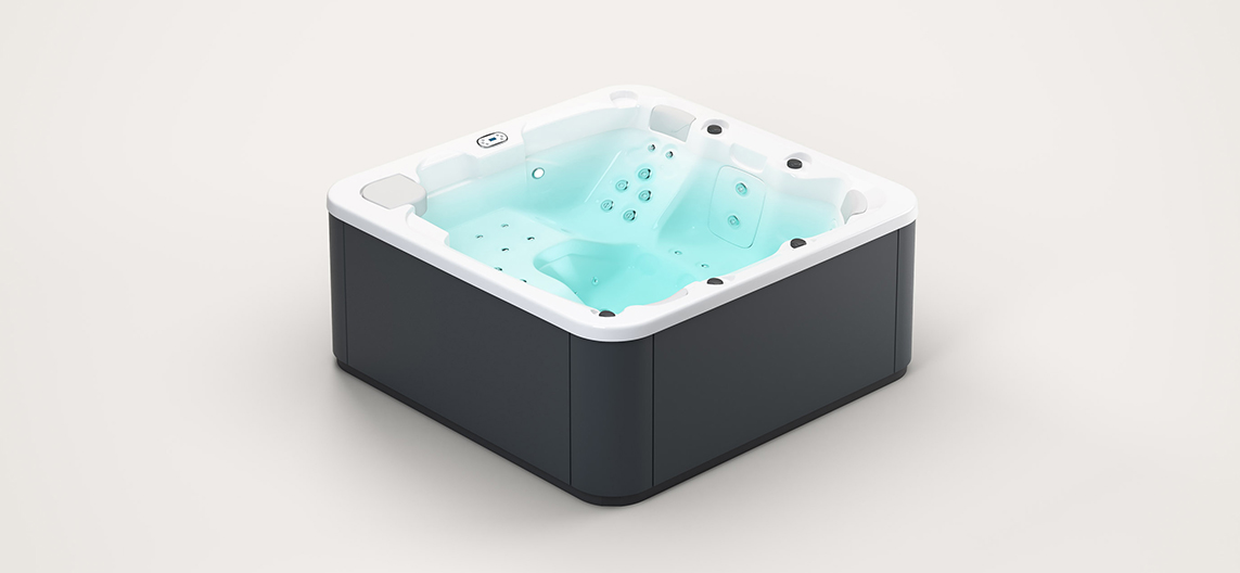 Aquavia Aqualife collectie model Feel jacuzzi voor luxe wellness in de tuin