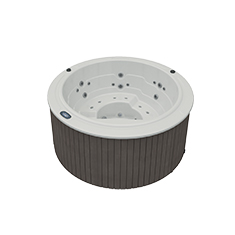 Aquavia Aqualife collectie model Sundown jacuzzi in Cameo voor luxe wellness in de tuin