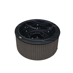 Aquavia Aqualife collectie model Sundown jacuzzi in Pearl Shadow voor luxe wellness in de tuin