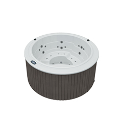 Aquavia Aqualife collectie model Sundown jacuzzi in wit voor luxe wellness in de tuin