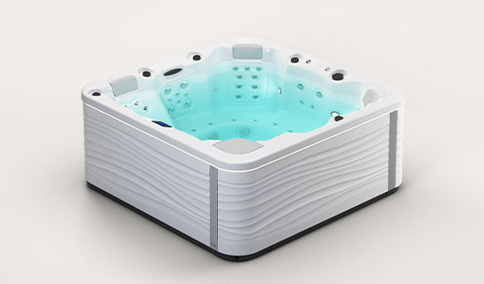 Aquavia Aurora collectie model Soft jacuzzi voor luxe wellness in de tuin