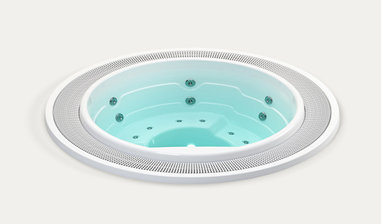 Aquavia Infinity collectie model Capri jacuzzi voor luxe wellness in de tuin