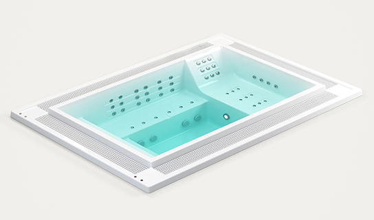 Aquavia Infinity collectie model Kauai jacuzzi voor luxe wellness in de tuin