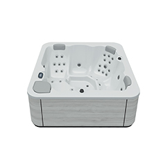 Aquavia spa Aqualife 5 jacuzzi in Butterfly White voor luxe wellness in de tuin
