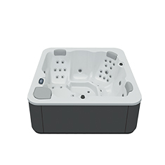 Aquavia spa Aqualife 5 jacuzzi in Graphite White voor luxe wellness in de tuin