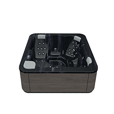 Aquavia spa Aqualife 5 jacuzzi in Thunder Pearl Shadow voor luxe wellness in de tuin