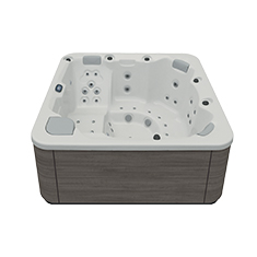 Aquavia spa Aqualife Pulse jacuzzi in Thunder Cameo voor luxe wellness in de tuin