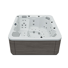 Aquavia spa Aqualife Pulse jacuzzi in Thunder White voor luxe wellness in de tuin