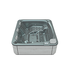 Aquavia Aqualife Touch 5 jacuzzi in Butterfly Silver voor luxe wellness in de tuin