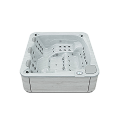 Aquavia Aqualife Touch 5 jacuzzi in Butterfly Sterling voor luxe wellness in de tuin