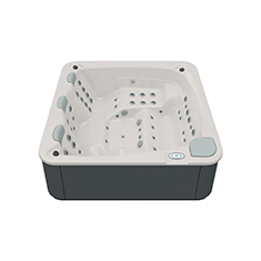 Aquavia Aqualife Touch 5 jacuzzi in Graphite Cameo voor luxe wellness in de tuin