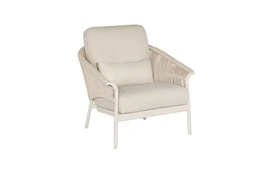Suns Santorini loungestoel in de kleur camel sand